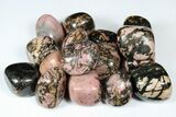 Large Tumbled Rhodonite Stones - Photo 3